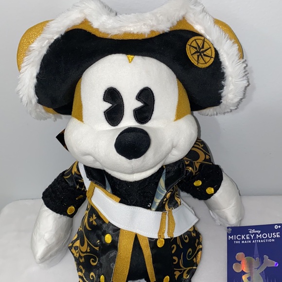 Walt Disney World 50th Anniversary Mickey Mouse Pirates Of The Caribbean Plush - Picture 2 of 13